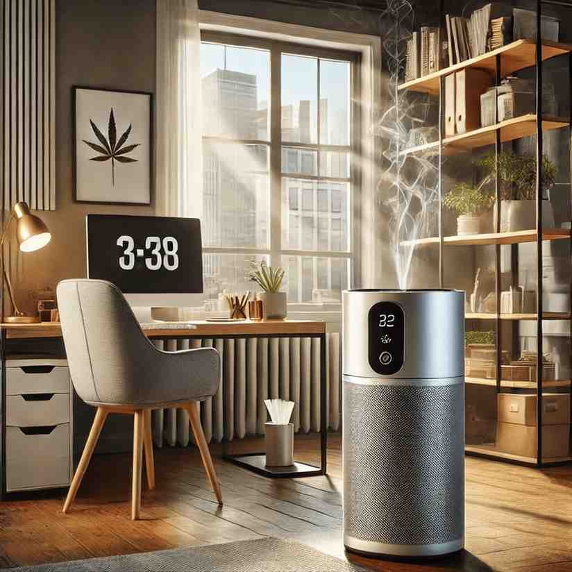 an air purifier designed specifically for filtering weed smoke