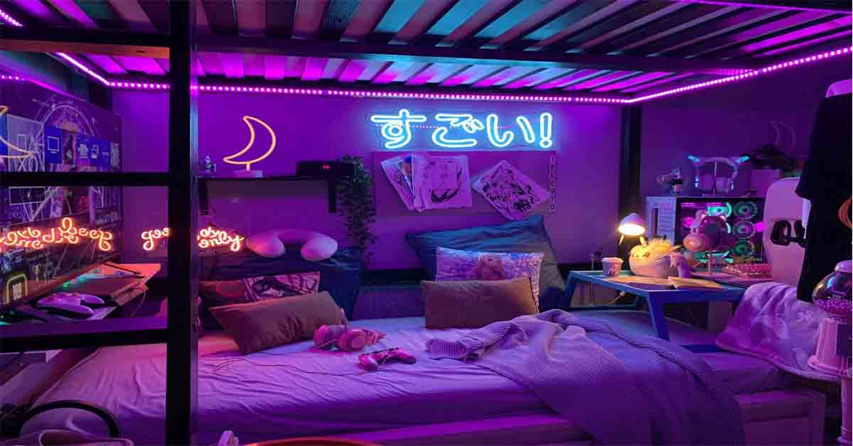 Best cute room with led lights : glow up your space