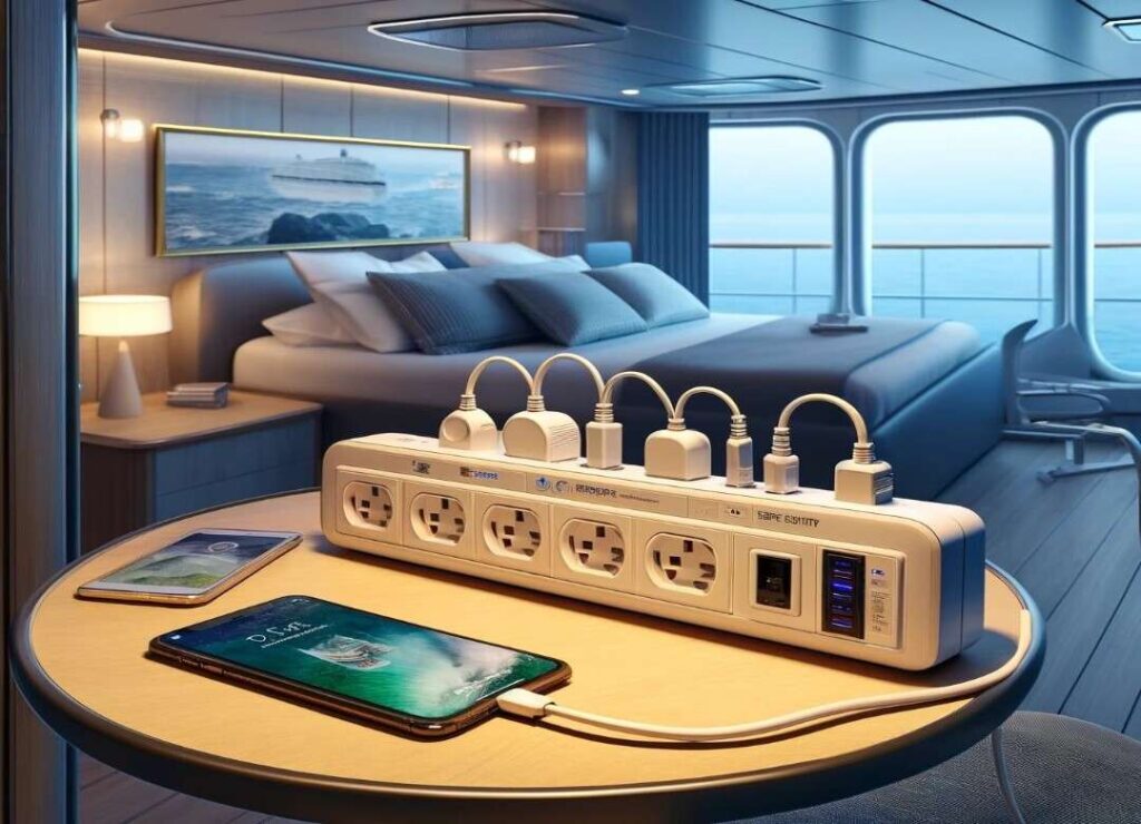 power strips on cruise ships are used by travelers to connect multiple devices