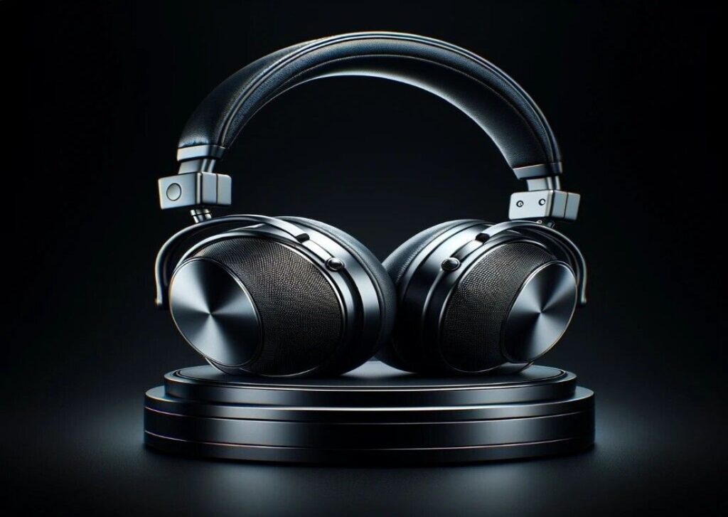 A visually striking depiction of the best sound quality headphones.