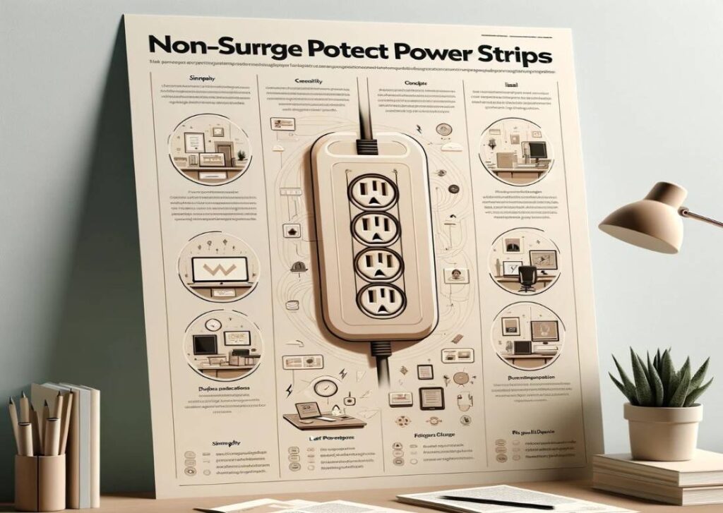 key features and benefits of non-surge protector power strips