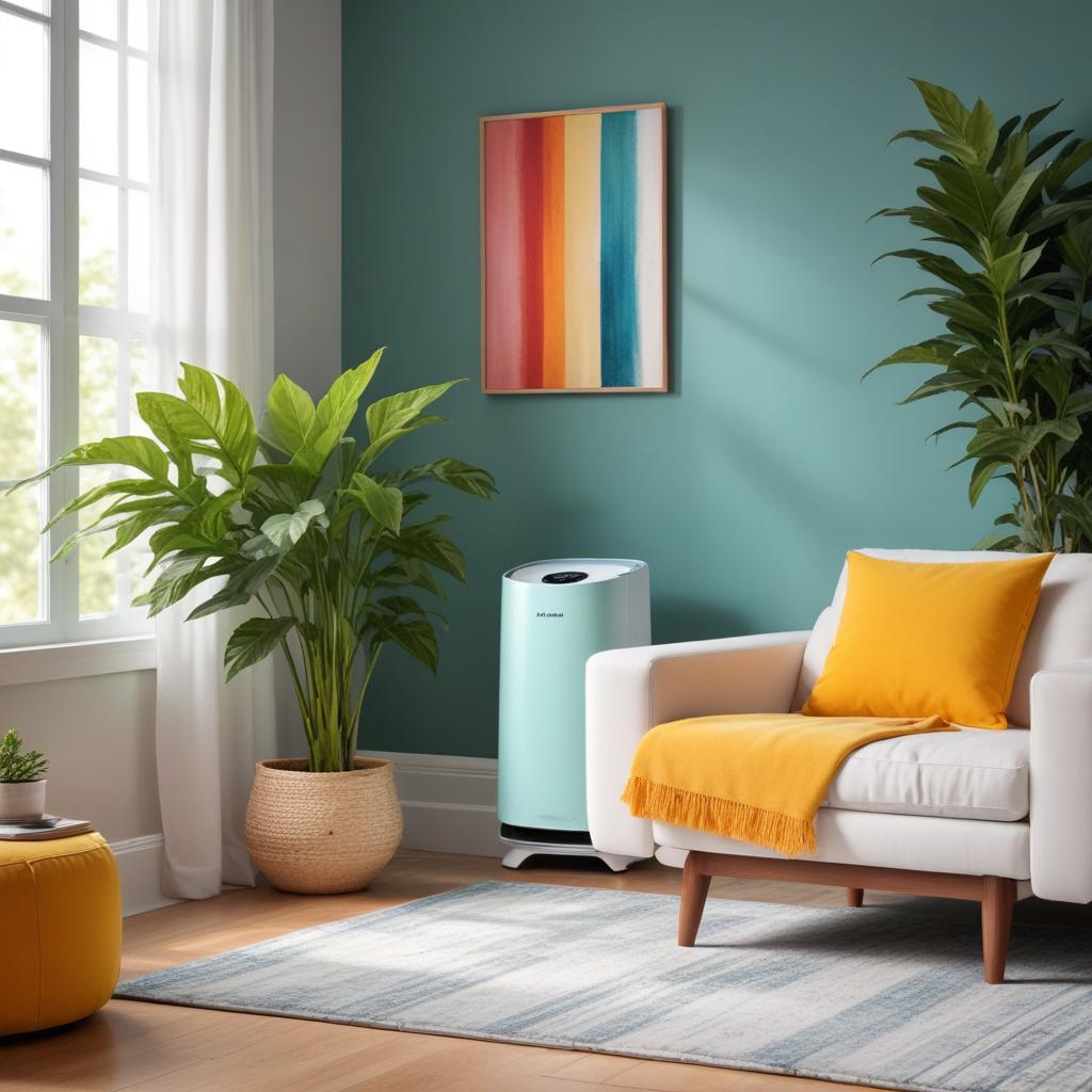 Smart air purifier for allergies