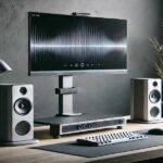 Monitor Stand with Speakers