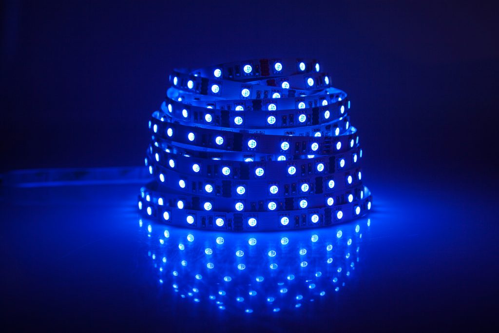 blue led strip lights