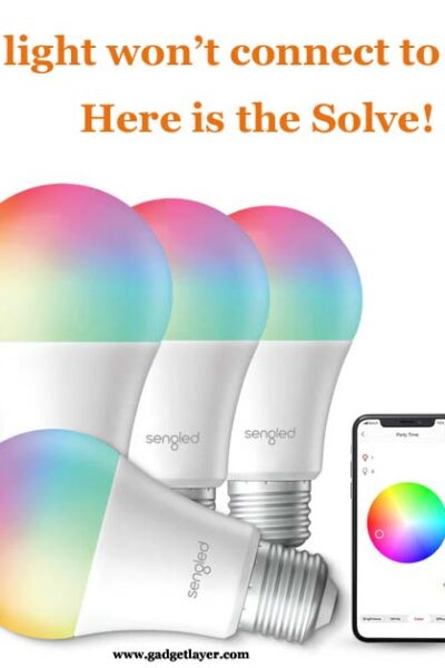 sengled smart light won't connect to spectrum wifi